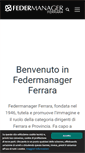 Mobile Screenshot of ferrara.federmanager.it