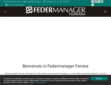 Tablet Screenshot of ferrara.federmanager.it