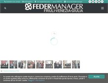Tablet Screenshot of fvg.federmanager.it