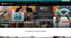 Desktop Screenshot of federmanager.it